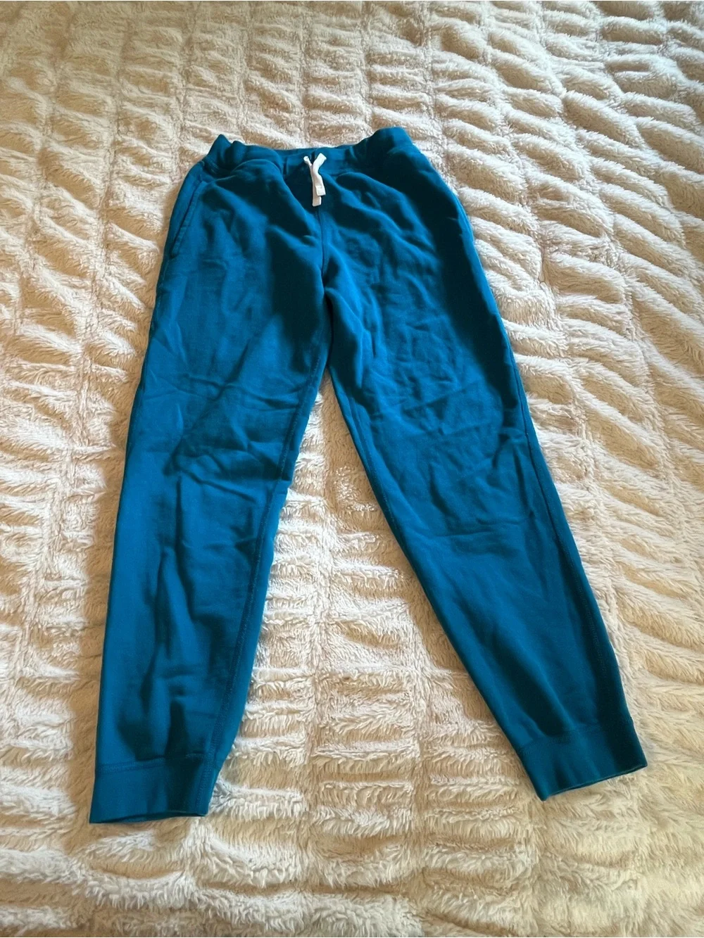Hanna Andersson Blue Zip-up Hoodie & Joggers Set Kids Girls Boys Size 12